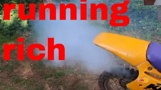 2 stroke running rich and how to tell