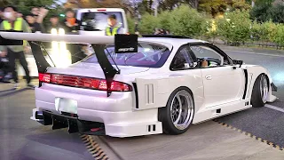 大きなウィング✈️アワード車両S14silvia‼️【搬出②】STANCENATION JAPAN TOKYO 2023