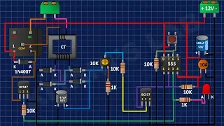 How To Make Electronic Circuit Breaker | Over current Protection