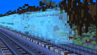 Spooky Trains In Minecraft Animation