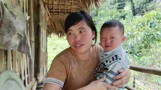 Single mother, small house in the mountains, husband left to work far away