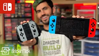 Epic LEGO Nintendo Switch Build with SLIDING Joy-Cons and Swappable Games | MOC + Tutorial