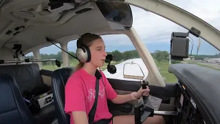 Erin's First Solo Flight