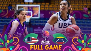 USA v Venezuela | Full Basketball Game | FIBA Women's AmeriCup 2023