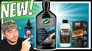 NEW TURTLE WAX TRIM RESTORER | Best Plastic Trim Restoration Products