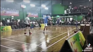 Gran final KPS Bandung.di klas B se-Bandung raya kok spin.Partai panas .Deandra/Putra vs Ghani/Apid