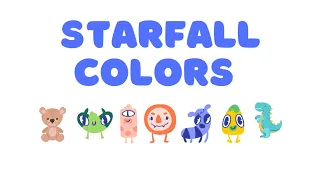 Starfall Colors | Learn Colors | Learn English | Best Learning Video For Toddlers | Colors For Kids