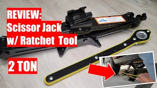 REVIEW: Scissor Jack (2 Ton) w/ Ratchet Tool