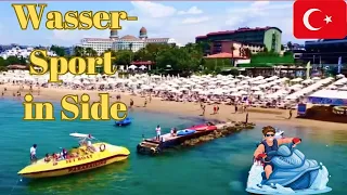 Wassersport in Side Türkei, Parasailing, Speedboot, Jetski, Banane....