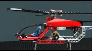 LEGO Technic 8046 Helicopter Animation