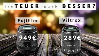 Welches ist besser: Fuji XF 23mm f1.4 R LM WR vs Viltrox XF 23mm f1.4