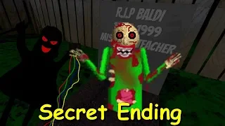 Secret Ending | Baldi's Basics Trap out of control