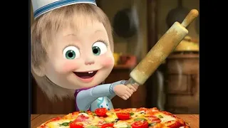 Masha And The Bear Pizzeria Game ! Pizza maker Game | Pizza games | Gaming | Games for Kids