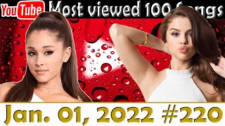 Most Viewed 100 Songs of all time on YouTube (01 January 2022 №220)