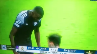 REAL MADRID VS SHERIFF sheriff celebration