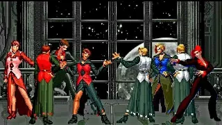 [KOF Mugen] Memorial - Brutal Sadic Vice vs  Speedy Cruel Beauty Mature [ 4vs4 ]