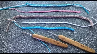 Вяжем шнур крючком. Самые простые способы вязания шнура