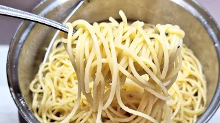 Cómo  cocer pasta de espagueti sin que se bata y que tenga sabor  | Comiendo Rico y Facil