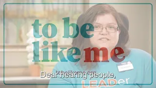 This video was inspired by a film by Sarah Snow and Jules Dameron, "Dear Hearing People."