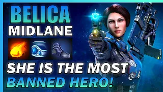 There's a reason why BELICA has the HIGHEST WIN RATE in TOURNEYS! - Predecessor Mid Gameplay