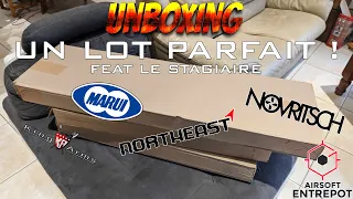 UNBOXING AIRSOFT - UN LOT PARFAIT ! 🙌👀 Feat le Stagiaire (Airsoft Entrepot) [FR]