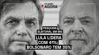 Pesquisa eleitoral: Lula lidera com 41% em MG; Bolsonaro tem 35%