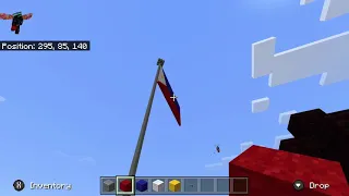 Philippine flag In Minecraft 2 Filipino’s Build￼ this￼