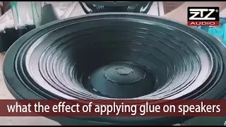 Do you know what the effect of applying glue on speakers is ❓🔥🔥🔥