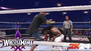 WWE 2K24 - John Cena Vs Bray Wyatt - Wrestlemania 30 | PS5