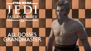 4v1 All Bosses at the Same Time Grandmaster (No Damage) - Jedi Fallen Order