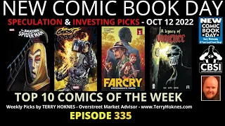 2022 10 Oct 12 New Comics Hot Picks NCBD Week Episode 335 comic book speculation Batman Hobgoblin