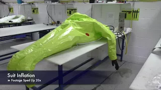 Gas-Tight Suit Manual Inflation Test