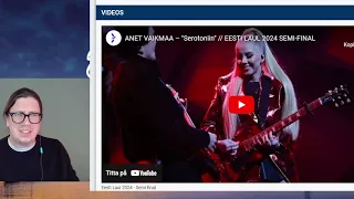 Eesti Laul 2024: Anet Vaikmaa - "Serotoniin" -  LIVE - Semifinal - Reaction