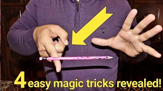 Tutorial Best 4 MAGIC TRICKS! #voilamagic #voila