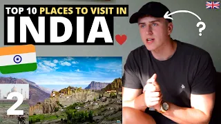 INDIA - TOP 10 PLACES TO VISIT | GILLTYYY REACT