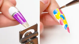 #050 Step By Step Tutorial  Nails Art Inspiration  Satisfying Videos Nail