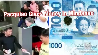 Sen. Manny at Jinkee Pacquiao GIVING MONEY TO PEOPLE  pamasko sa mga Matanda at Bata || VLOGMAS #19