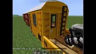 Обзор мода на поезда и паровозы, вагоны и локомотивы - TrainCraft в майнкрафт (MineCraft) - Часть 3