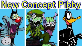 NEW Pibby Leaks/Concepts (FNF Mod) Come and Learning with Pibby!