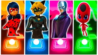 Ladybug 🆚 Cat Noir 🆚 Brazhnik 🆚 Tikki | Who Is Best?🎯 in Tiles Hop EDM Rush🎶