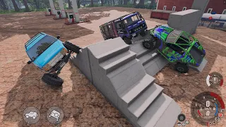 BeamNG je test 3 vehicules different en OFF ROAD