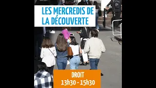 Mercredis de la Découverte - DROIT