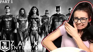 PART 1/3 Zack Snyder's Justice League (2021) REACTION