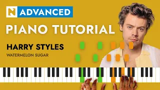 Harry Styles - Watermelon sugar | PIANO TUTORIAL | ADVANCED