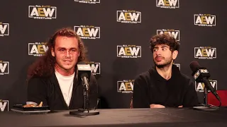 Jungle Boy Jack Perry Talks To The Media After AEW FULL GEAR 2022