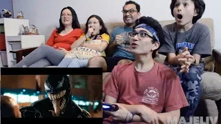 VENOM || OFFICIAL TRAILER REACTION || MAJELIV PRODUCTIONS 2018