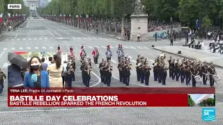 Bastille Day Celebrations: parade includes 4,400 marching soldiers, 73 planes • FRANCE 24 English