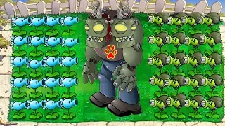 Plants vs Zombies Hack - Gatling Pea vs Snow Pea vs Dr. Zomboss