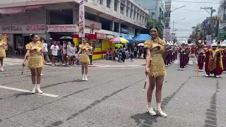 'University of Saint Anthony (USANT)' Band & Majorettes Parade | Peñafrancia Festival 2023