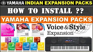Yamaha Indian Expansion Pack || How to Install Expansion Packs in Yamaha PSR-SX700 || Video Tutorial